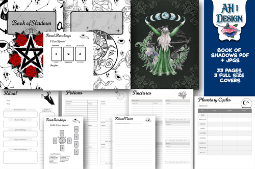 Product picture Book Of Shadows Spiritual Journal